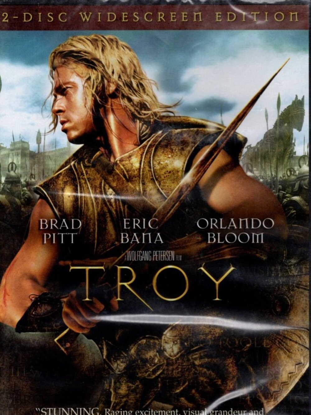 Troy 2-Disc Widescreen Edition DVD New Sealed Brad Pitt, Orlando Bloom
